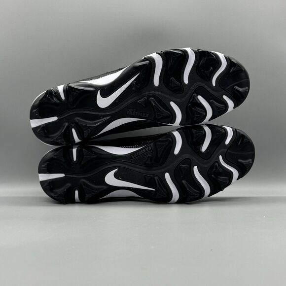 Nike Alpha Menace 4 Shark Football Cleats Size 10 WIDE Black White FQ3875-001 - Picture 8 of 9